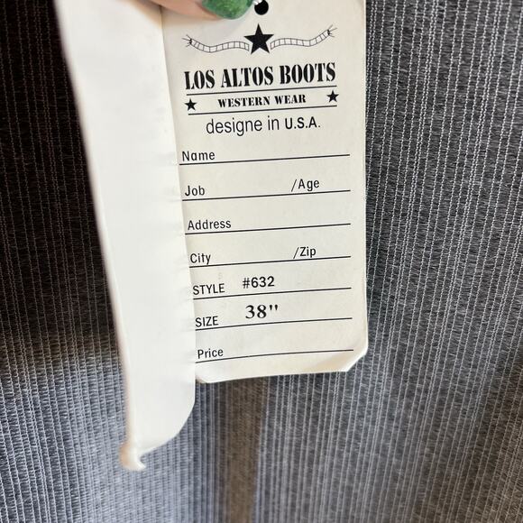 VTG Los Altos Boots NWT Men’s Pants Slacks Western Cowboy Size 36-38 X 31 -5S616 - Picture 4 of 12